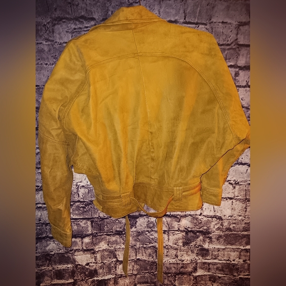 Winlit Vintage Leather Cropped Jacket sz Small - Picture 4 of 6